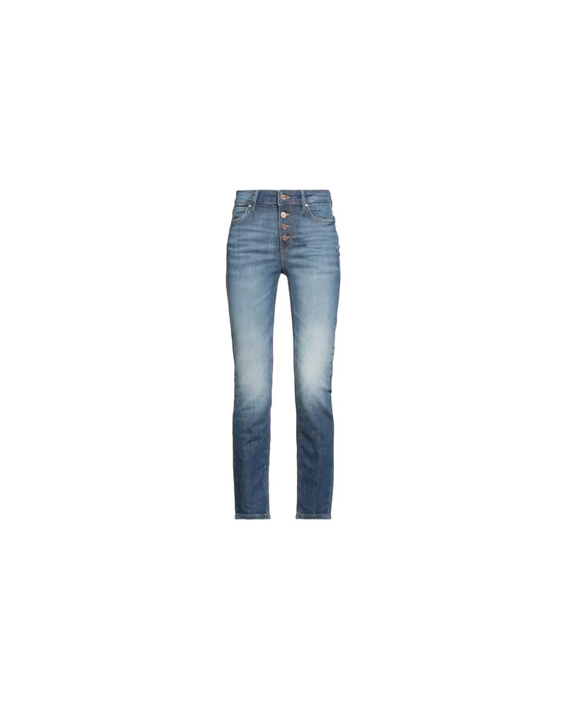 Guess HOSEN & RÖCKE - Jeanshosenauf YOOX.COM Blau