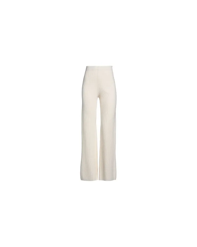 Laneus HOSEN & RÖCKE - Hosenauf YOOX.COM Cremeweiß
