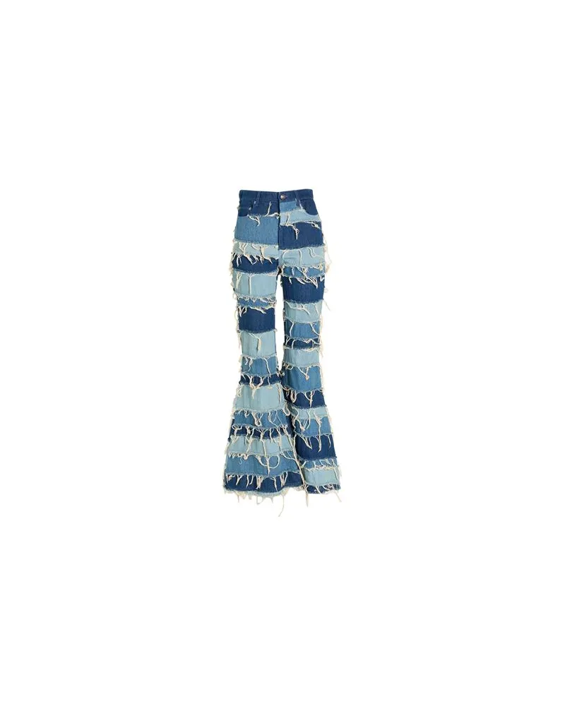 SPORTMAX HOSEN & RÖCKE - Jeanshosenauf YOOX.COM Blau