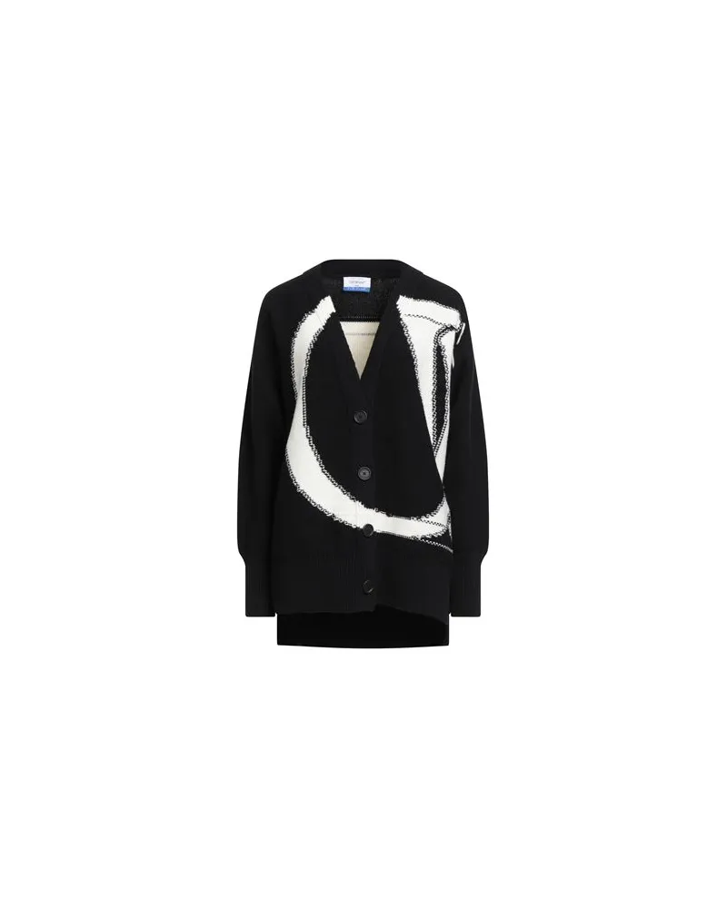 OFF-WHITE STRICKWAREN - Strickjackenauf YOOX.COM Schwarz