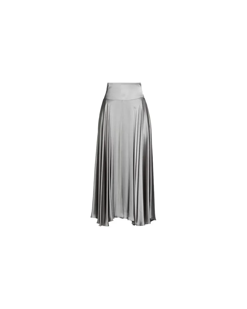 SIYU HOSEN & RÖCKE - Maxi-Röckeauf YOOX.COM Grau
