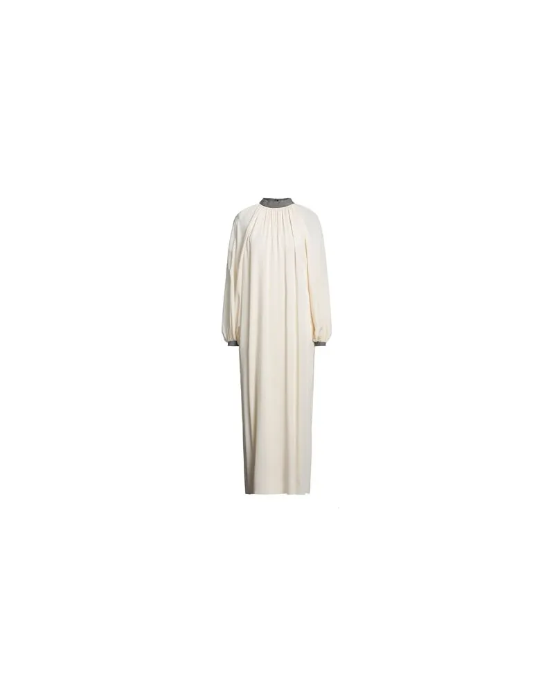 Tory Burch KLEIDER - Maxi-Kleiderauf YOOX.COM Cremeweiß