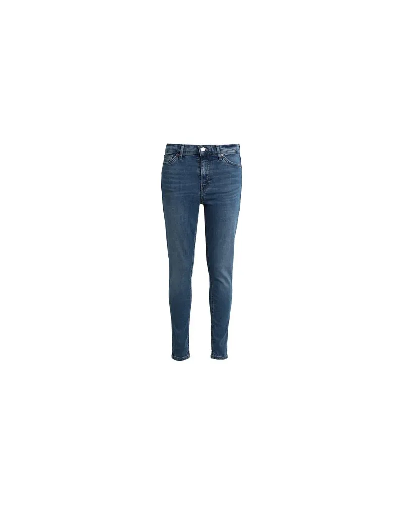 Topshop HOSEN & RÖCKE - Jeanshosenauf YOOX.COM Blau