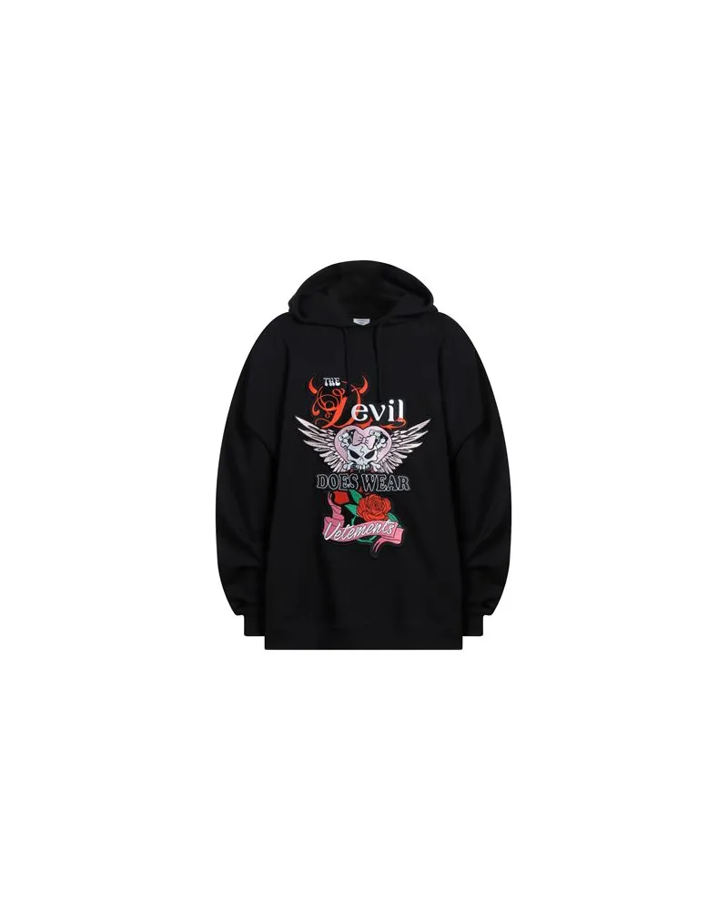 VETEMENTS TOPS - Sweatshirtsauf YOOX.COM Schwarz