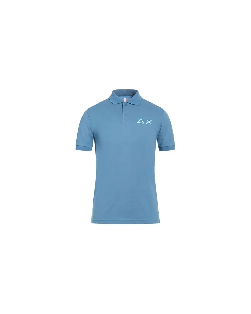 Sun68 TOPS - Poloshirtsauf YOOX.COM Taubenblau