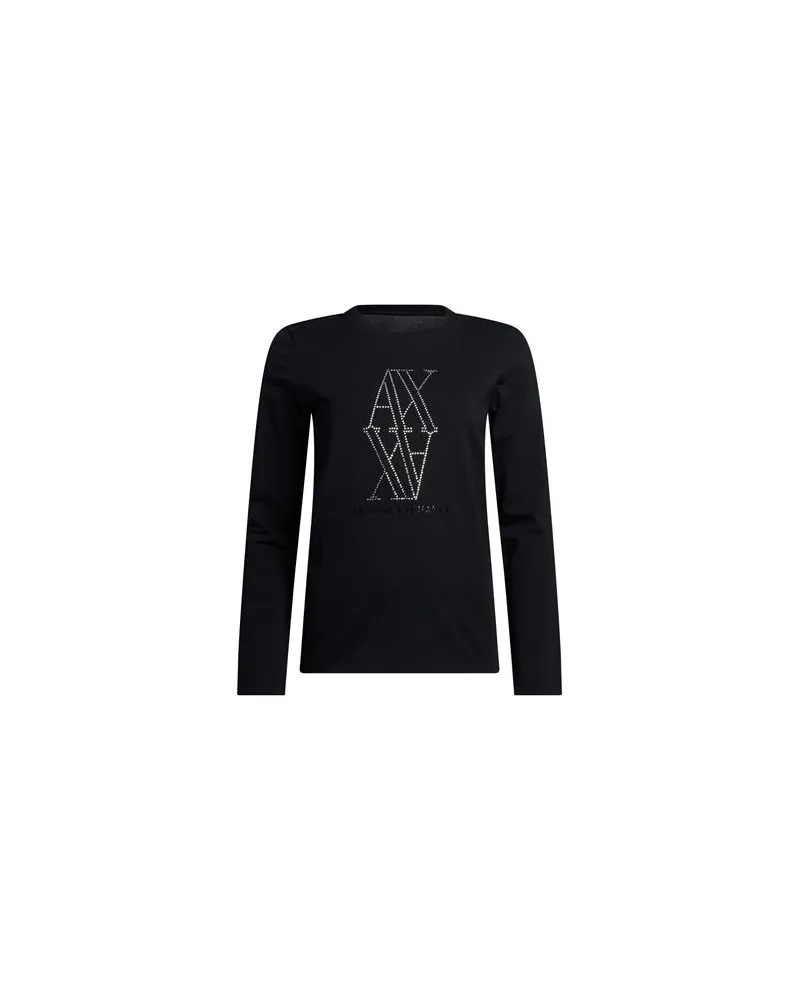 Armani Exchange TOPS - T-shirtsauf YOOX.COM Schwarz