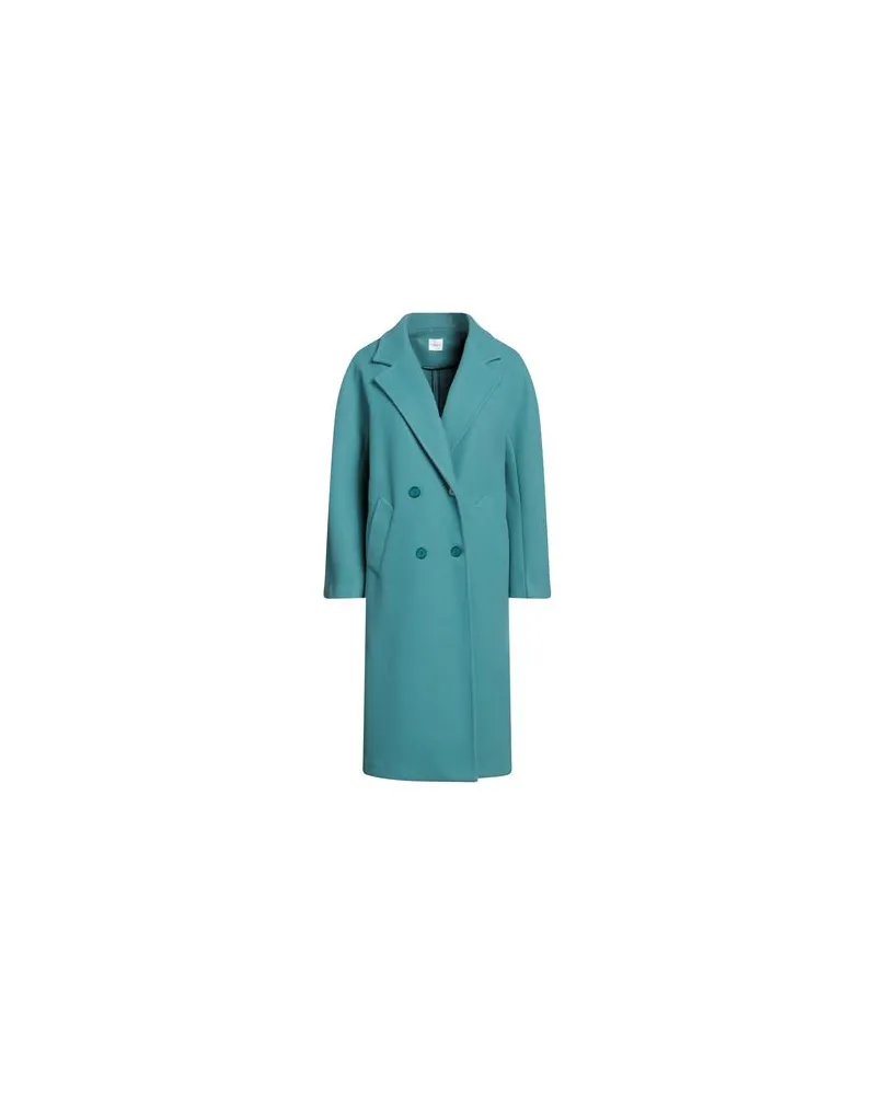 Eleonora Stasi JACKEN & MÄNTEL - Mäntelauf YOOX.COM Blaugrau