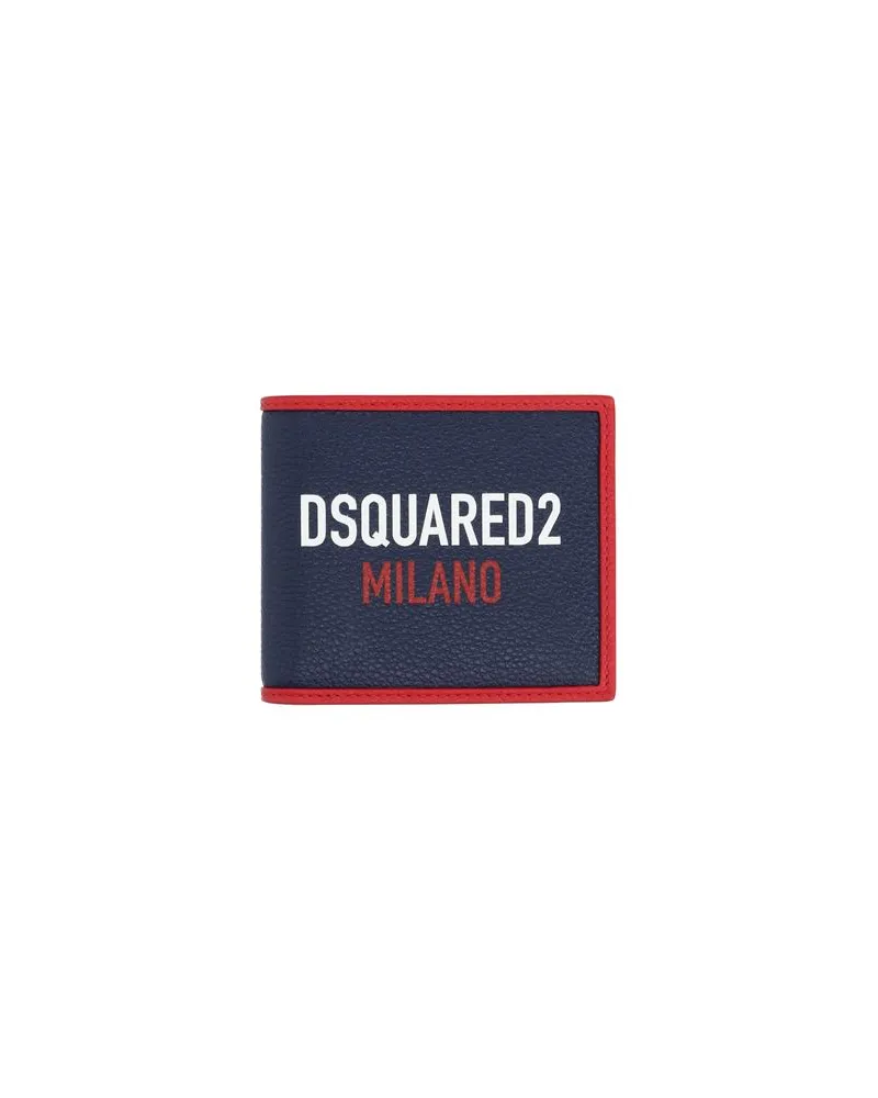 Dsquared2 Kleinlederwaren - Brieftaschenauf YOOX.COM Marineblau