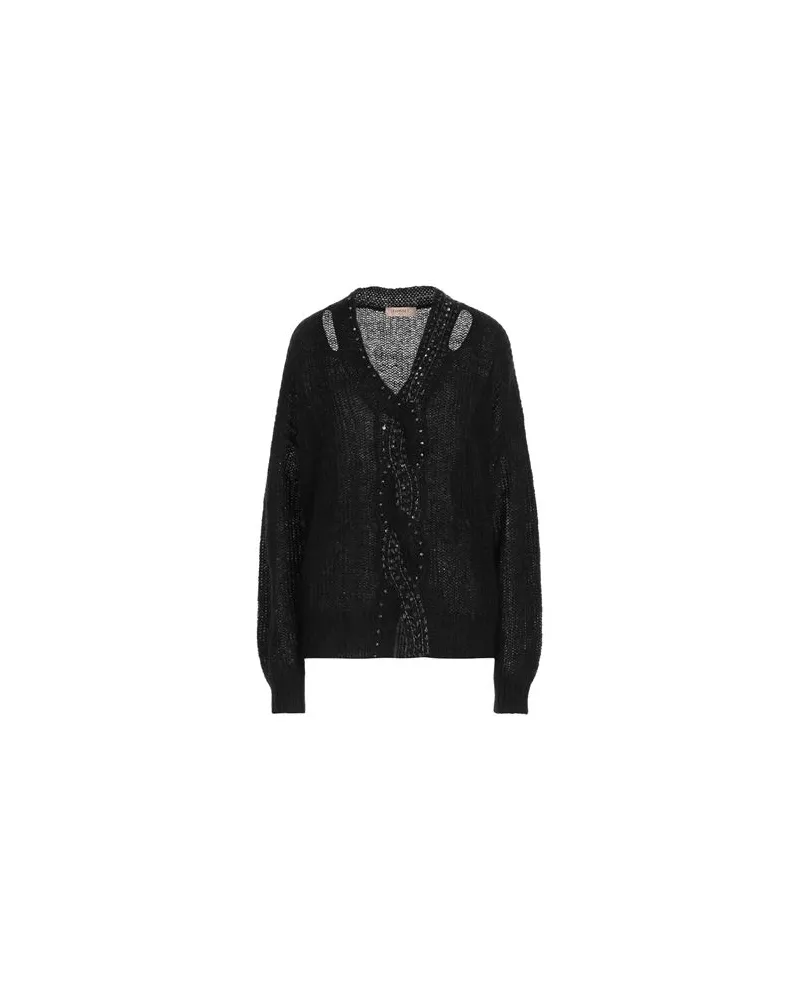 Twin-Set STRICKWAREN - Pulloverauf YOOX.COM Schwarz
