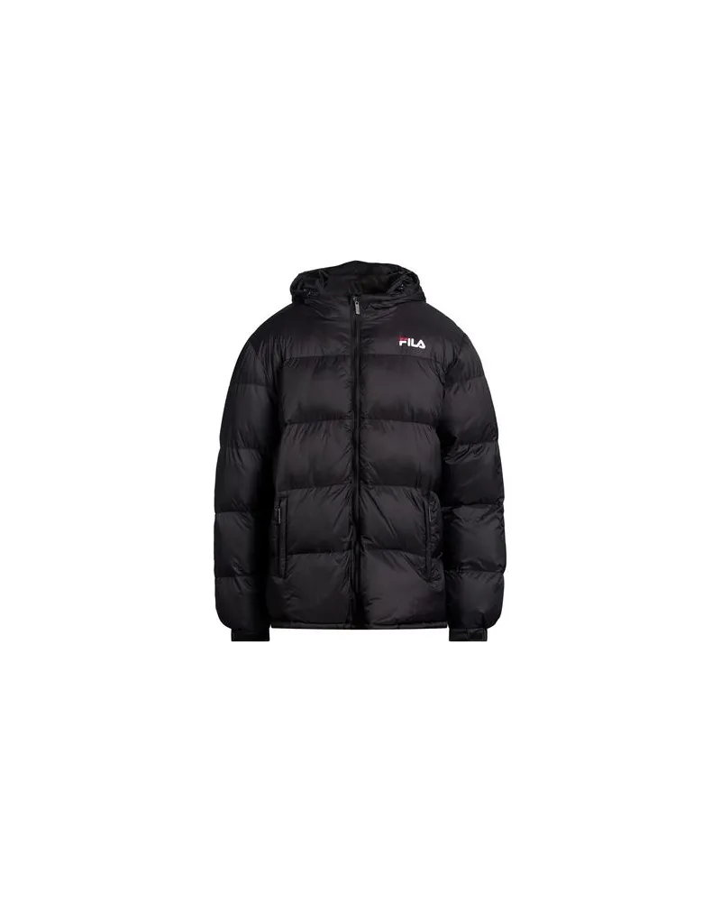 Fila JACKEN & MÄNTEL - Pufferjacken & Daunenjackenauf YOOX.COM Schwarz