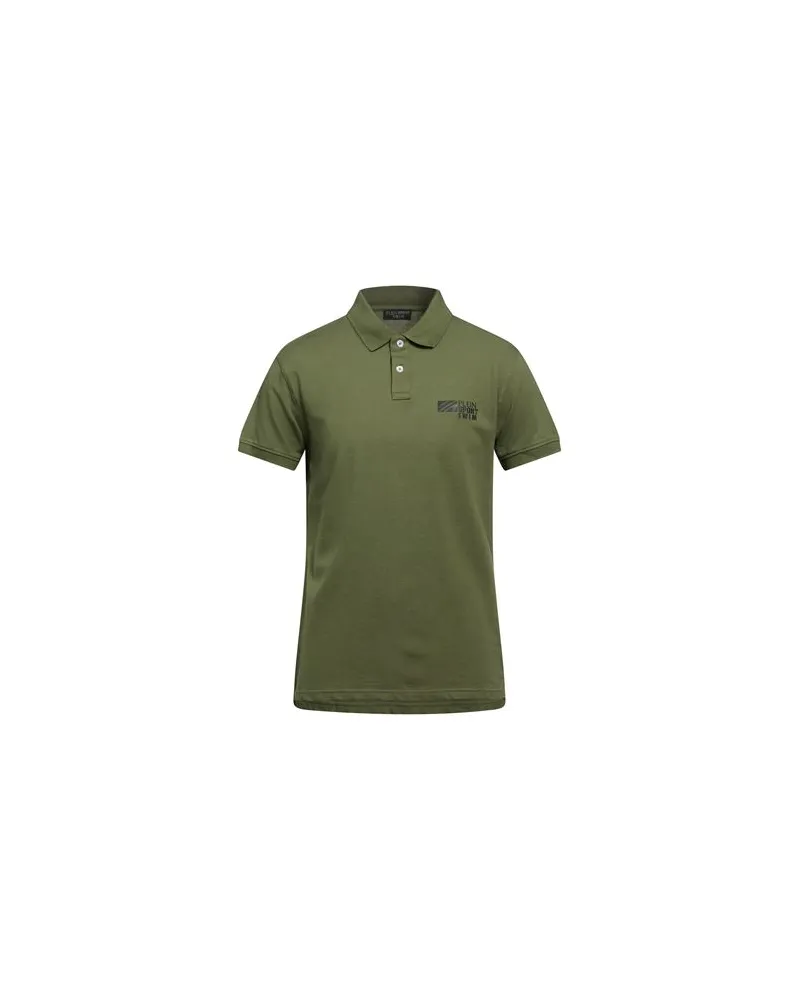 Philipp Plein TOPS - Poloshirtsauf YOOX.COM Militärgrün