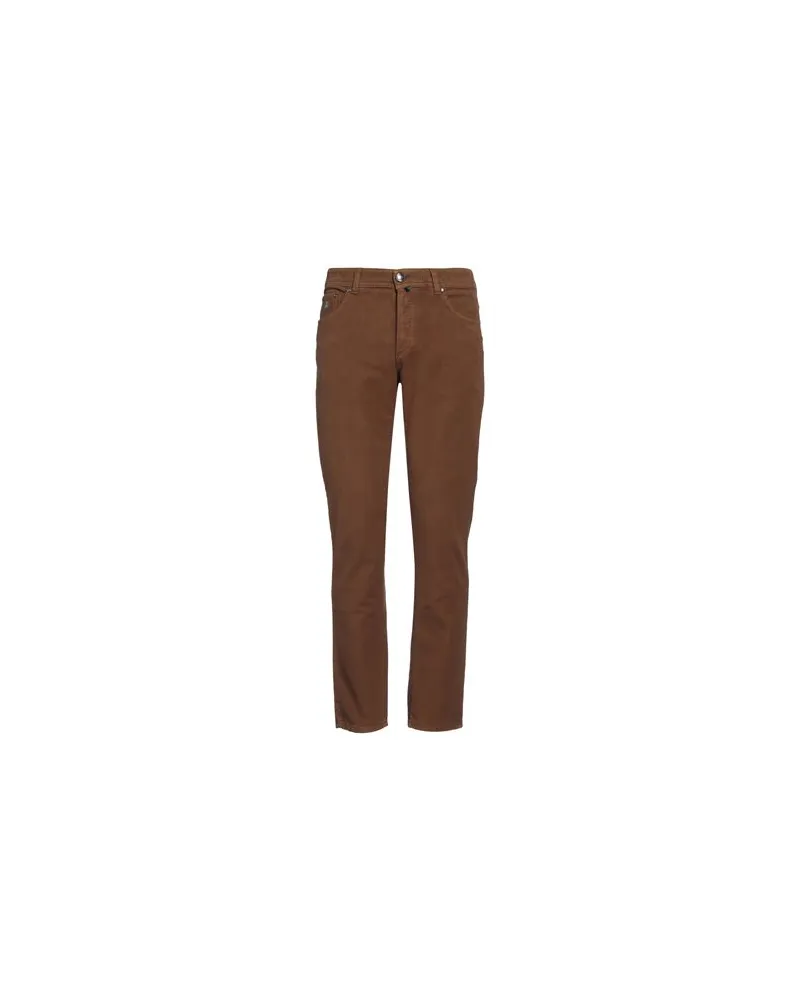 Luigi Borrelli HOSEN & RÖCKE - Hosenauf YOOX.COM Braun