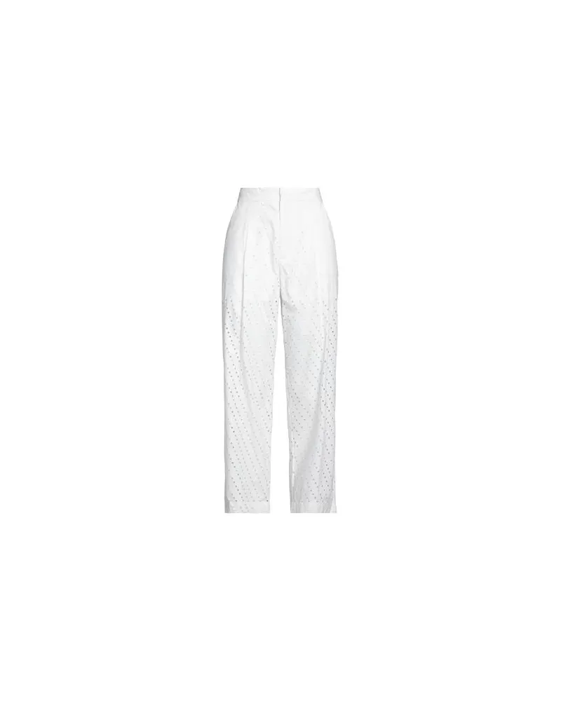 NUDE HOSEN & RÖCKE - Hosenauf YOOX.COM Weiß