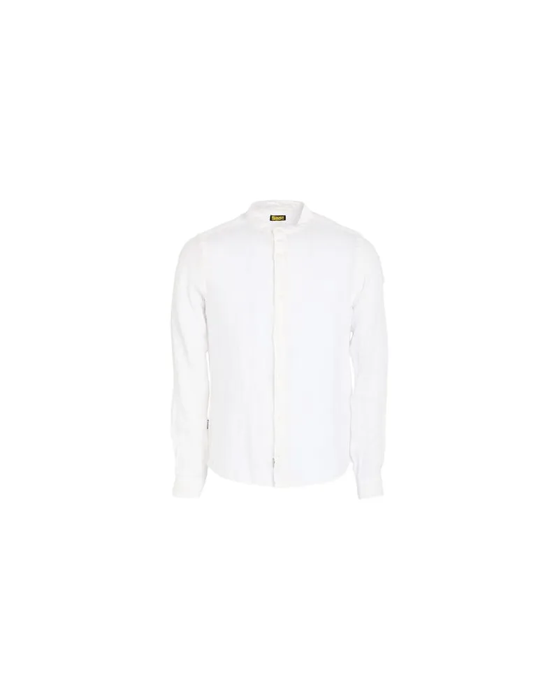 Blauer TOPS - Hemdenauf YOOX.COM Weiß