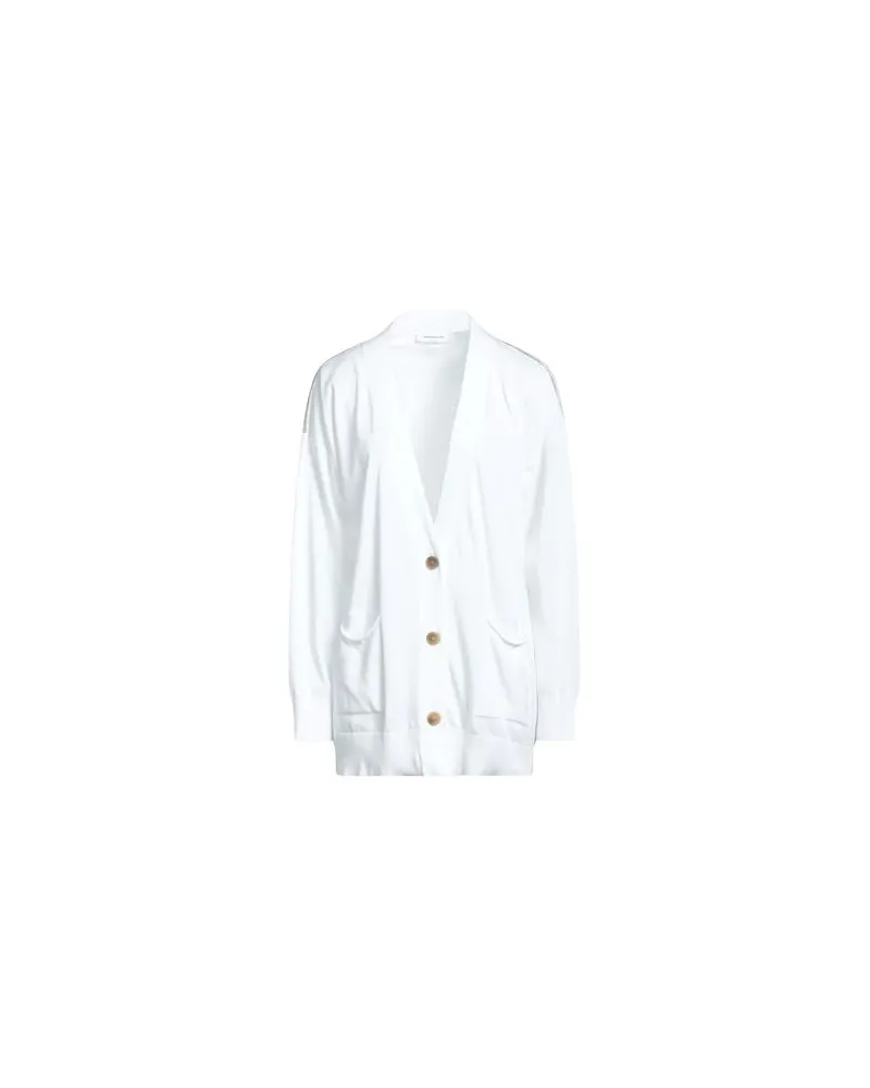 Fabiana Filippi STRICKWAREN - Strickjackenauf YOOX.COM Weiß