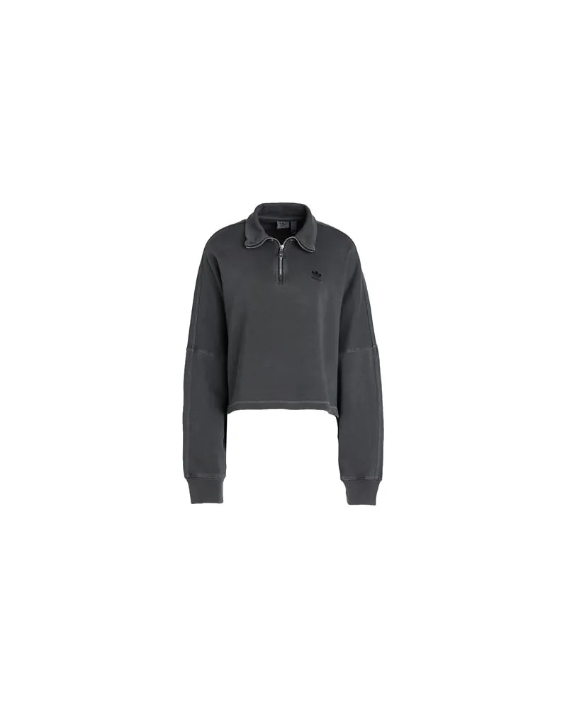 adidas ESS+ HZ SWEAT  - TOPS - Sweatshirtsauf YOOX.COM Braungrau