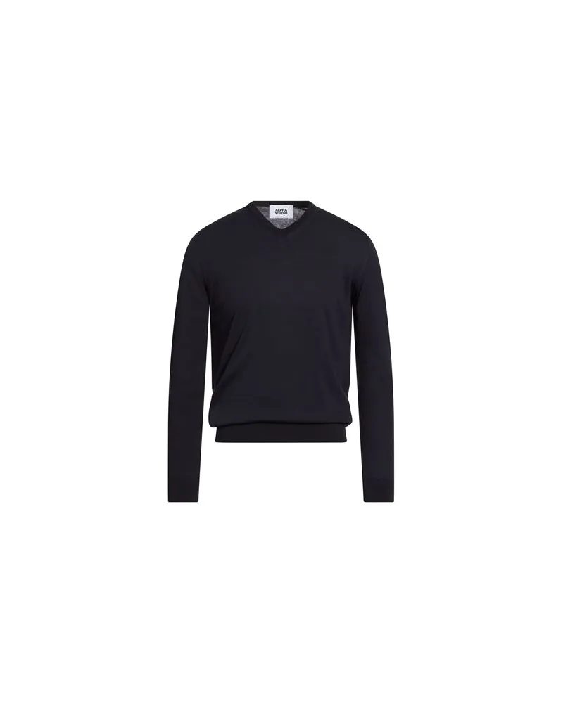 Alpha Studio STRICKWAREN - Pulloverauf YOOX.COM Nachtblau