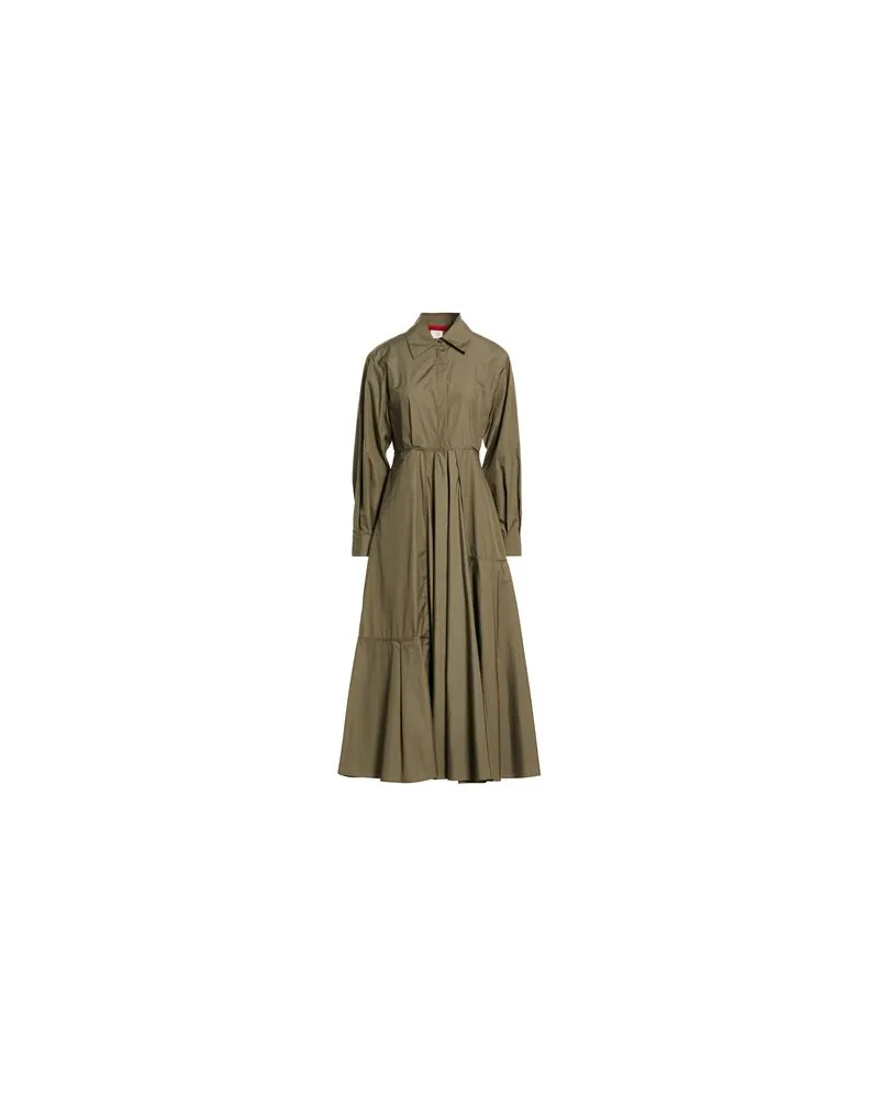 MAX&Co. KLEIDER - Maxi-Kleiderauf YOOX.COM Militärgrün
