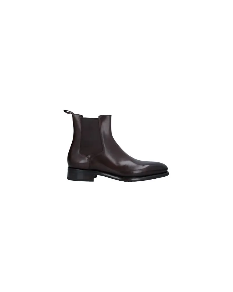 Santoni SCHUHE - Stiefelettenauf YOOX.COM Dunkelbraun