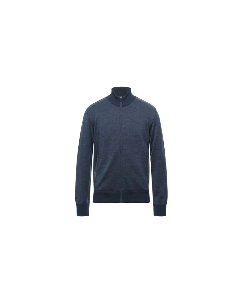 Paul & Shark STRICKWAREN - Strickjackenauf YOOX.COM Taubenblau