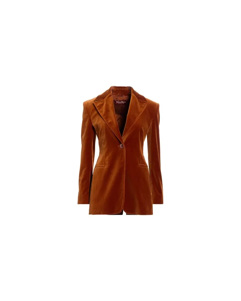 Max Mara ANZÜGE und CO-ORDS - Blazersauf YOOX.COM Rostrot