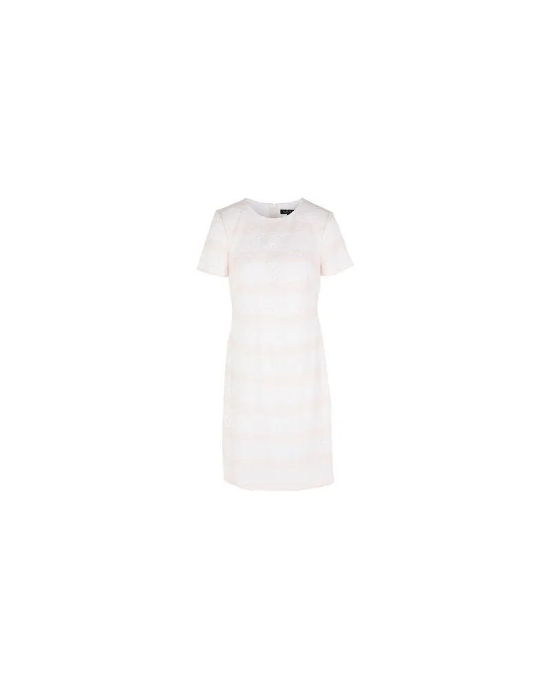 Ralph Lauren STRIPED LACE DRESS - KLEIDER - Mini-Kleiderauf YOOX.COM Hellrosa
