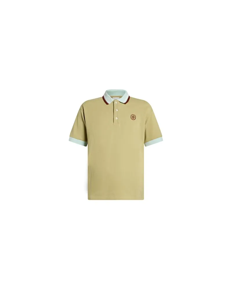 Drôle de Monsieur TOPS - Poloshirtsauf YOOX.COM Khaki