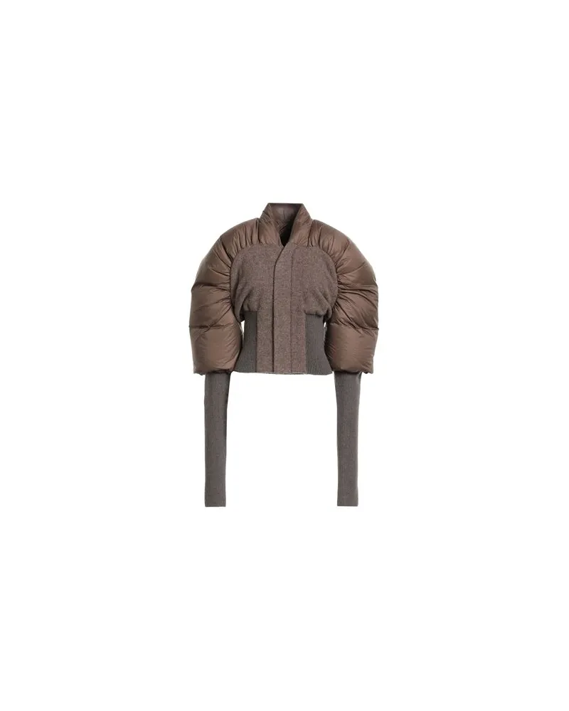 Rick Owens JACKEN & MÄNTEL - Pufferjacken & Daunenjackenauf YOOX.COM Maulwurfsgrau