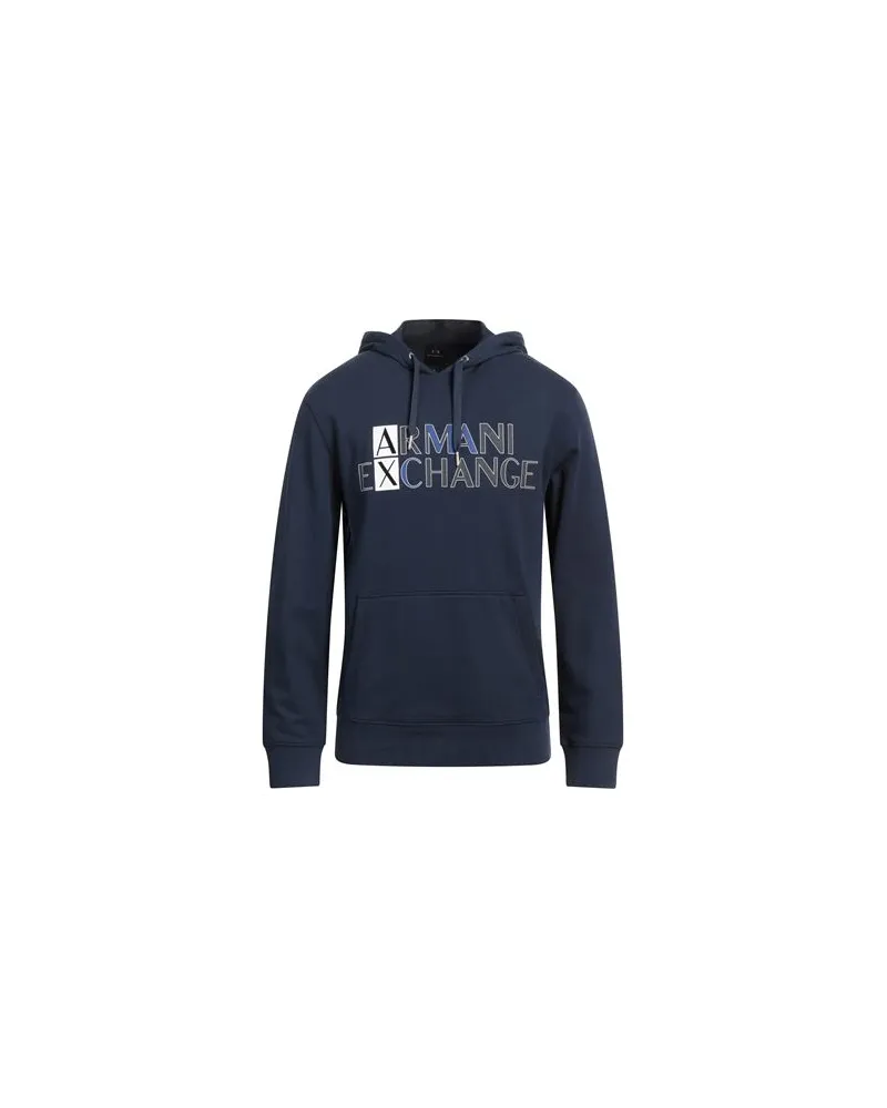 Armani Exchange TOPS - Sweatshirtsauf YOOX.COM Marineblau