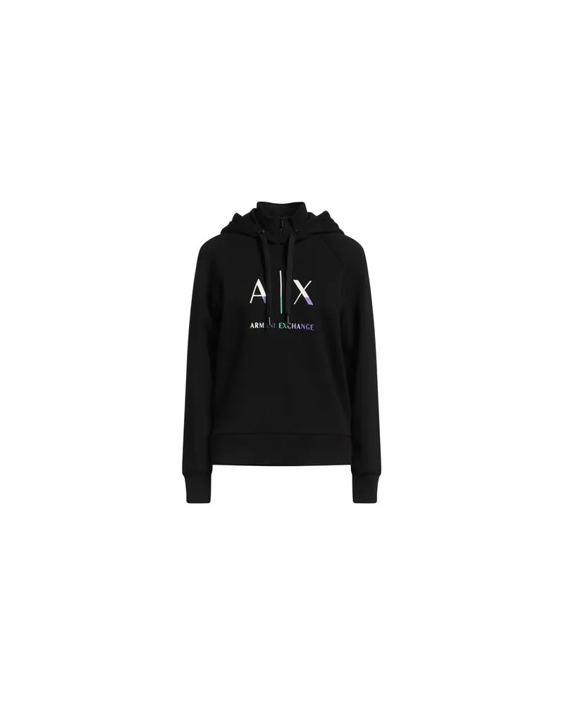 Armani Exchange TOPS - Sweatshirtsauf YOOX.COM Schwarz