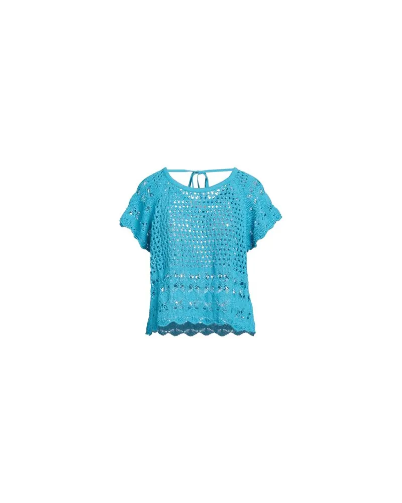 Rinascimento STRICKWAREN - Pulloverauf YOOX.COM Azurblau