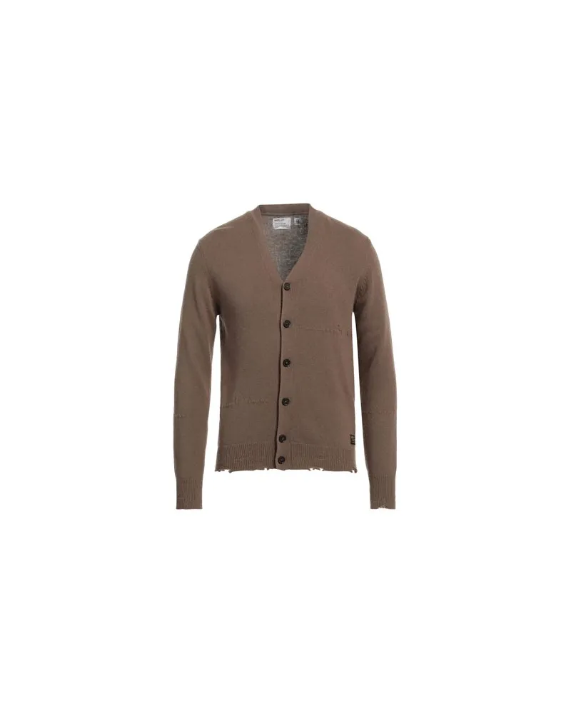 Replay STRICKWAREN - Strickjackenauf YOOX.COM Khaki