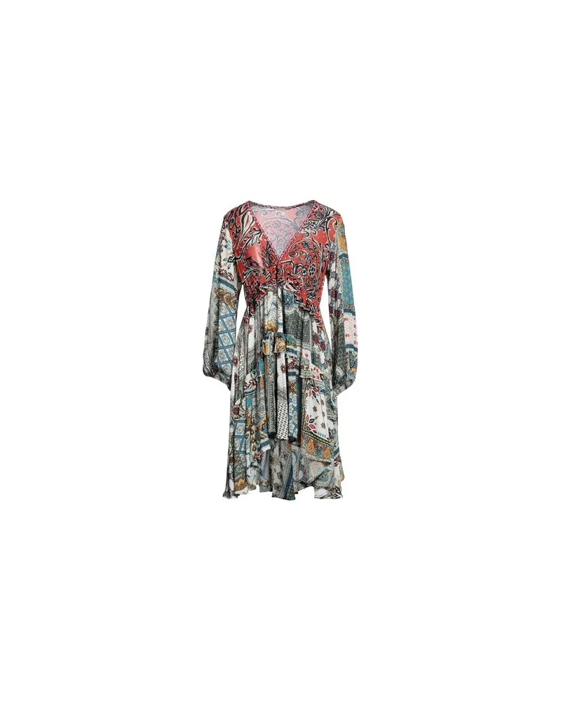 Anjuna KLEIDER - Mini-Kleiderauf YOOX.COM Ziegelrot