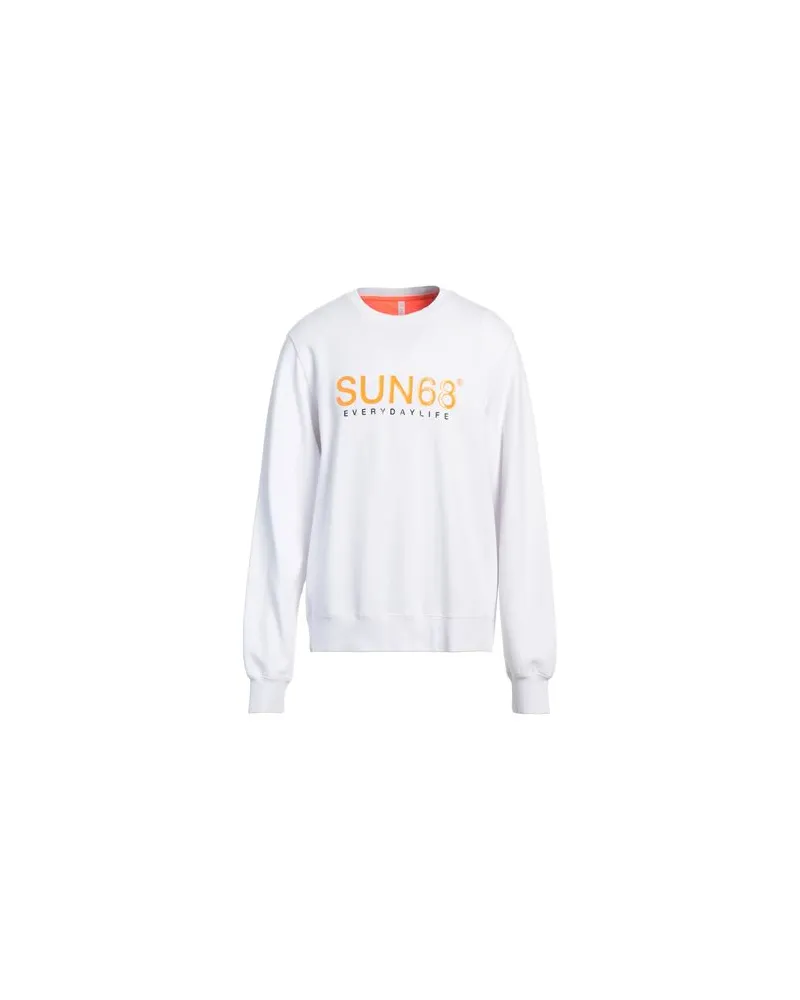 Sun68 TOPS - Sweatshirtsauf YOOX.COM Weiß