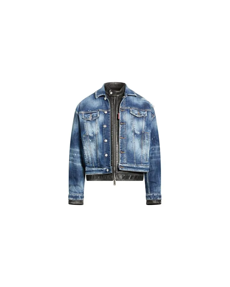 Dsquared2 JACKEN & MÄNTEL - Jeansjacken/Mäntelauf YOOX.COM Blau