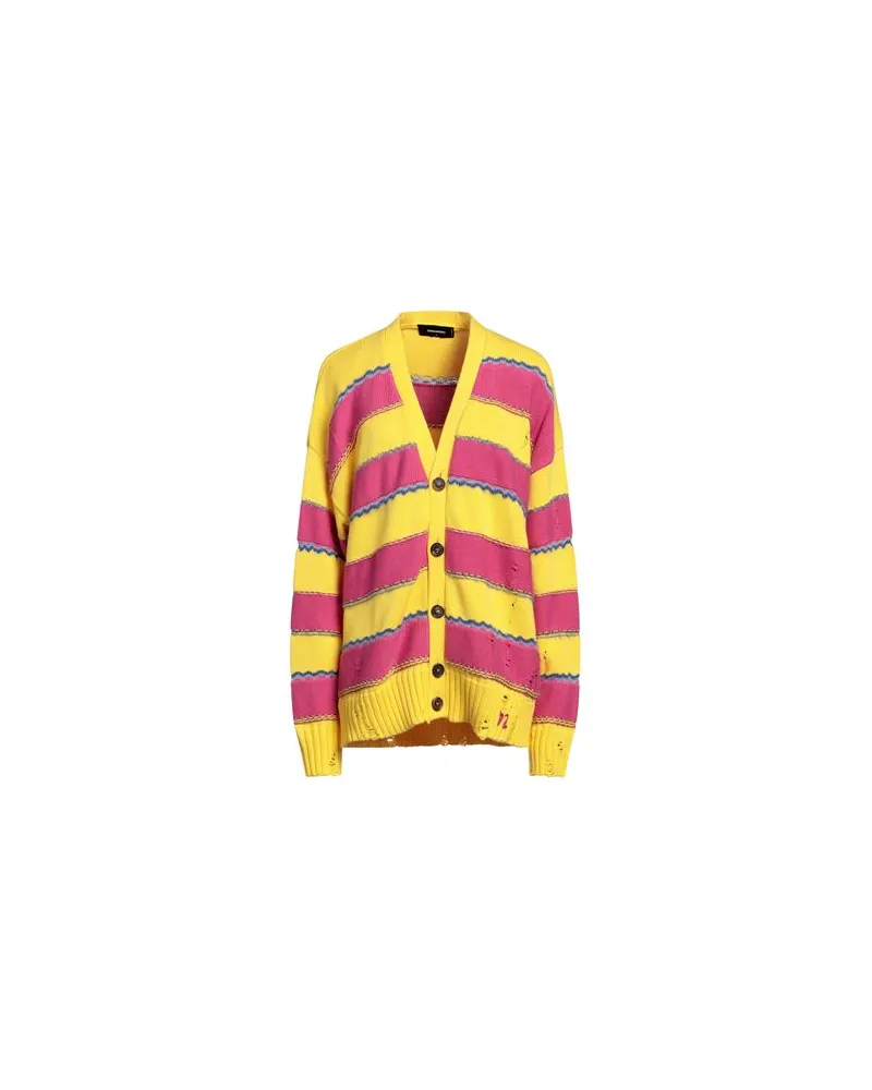 Dsquared2 STRICKWAREN - Strickjackenauf YOOX.COM Gelb