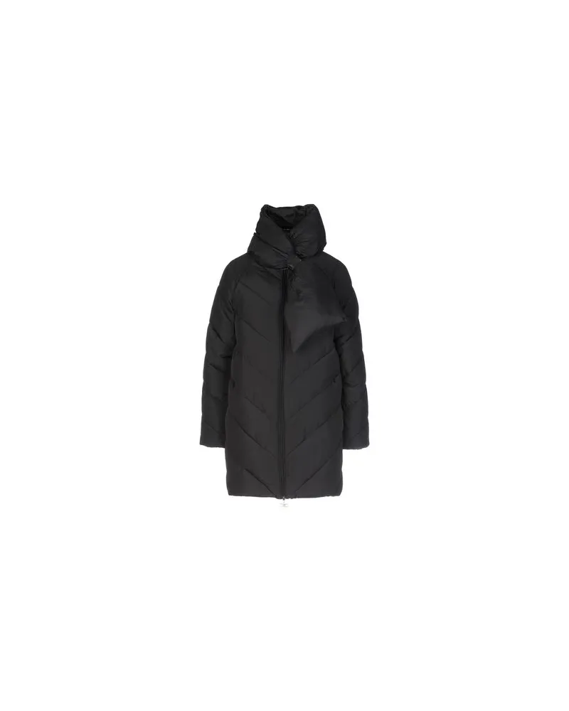 Elisabetta Franchi JACKEN & MÄNTEL - Pufferjacken & Daunenjackenauf YOOX.COM Schwarz