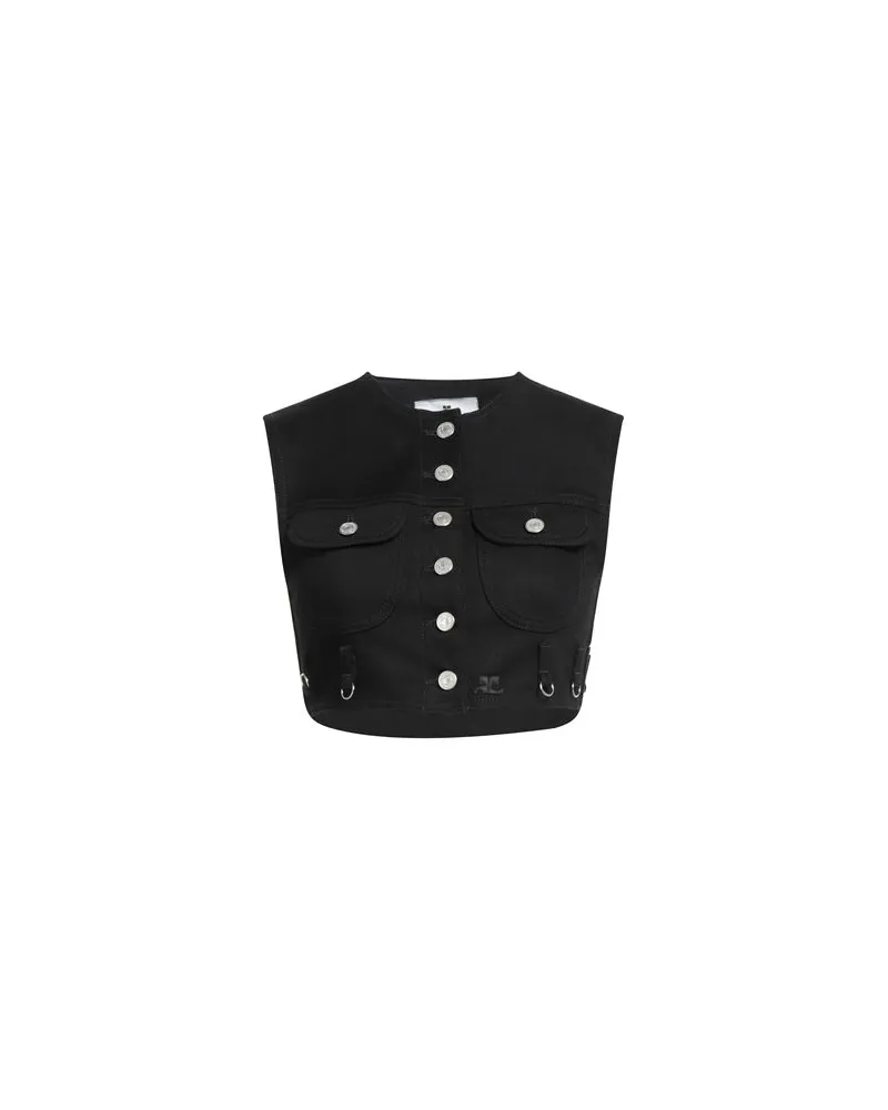 Courrèges JACKEN & MÄNTEL - Jeansjacken/Mäntelauf YOOX.COM Schwarz