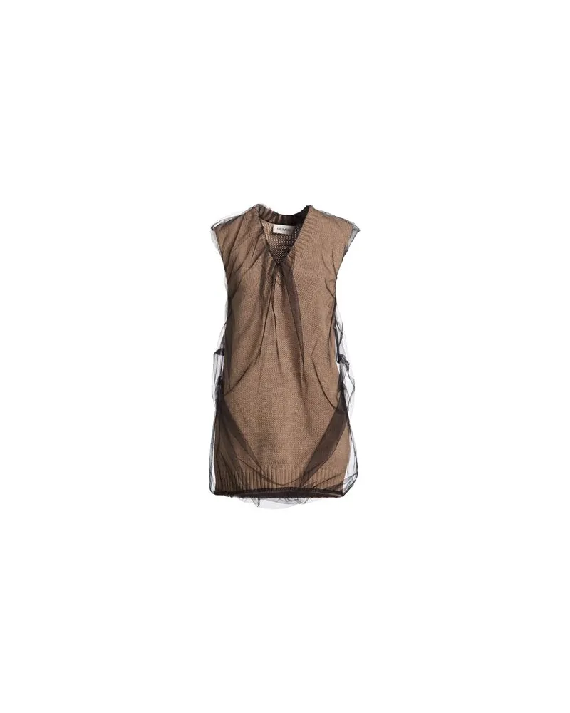 MEIMEIJ KLEIDER - Mini-Kleiderauf YOOX.COM Hellbraun