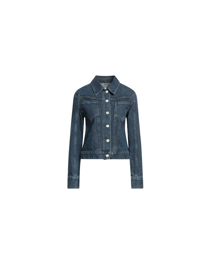 Trussardi JACKEN & MÄNTEL - Jeansjacken/Mäntelauf YOOX.COM Blau