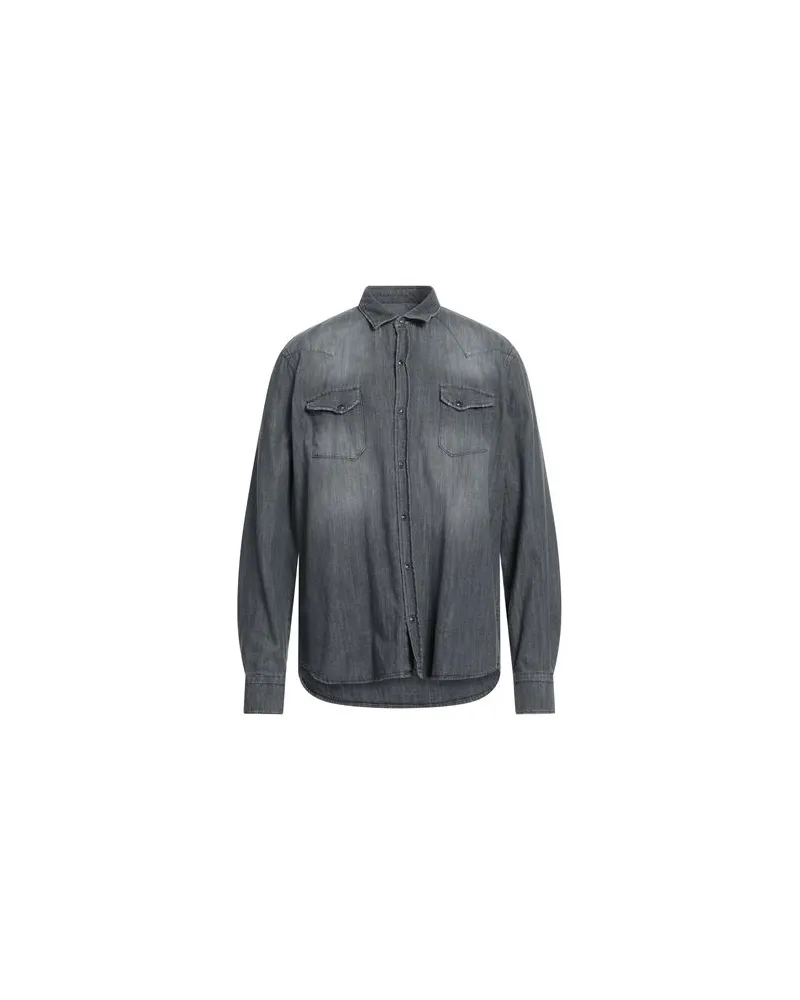 Macchia J TOPS - Jeanshemdenauf YOOX.COM Schwarz