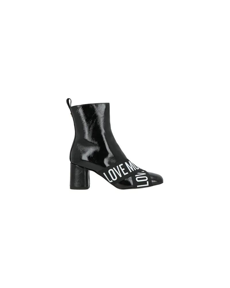 Moschino SCHUHE - Stiefelettenauf YOOX.COM Schwarz