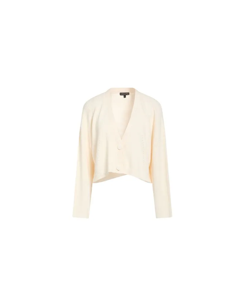 Armani Exchange STRICKWAREN - Strickjackenauf YOOX.COM Cremeweiß