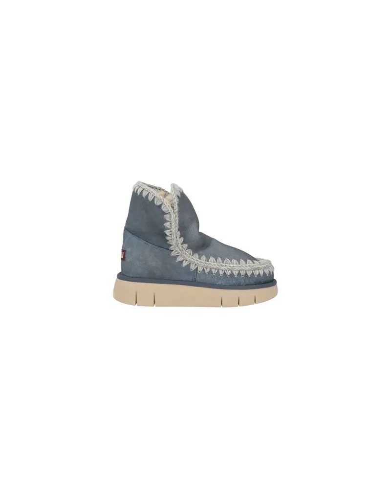 Mou SCHUHE - Stiefelettenauf YOOX.COM Taubenblau