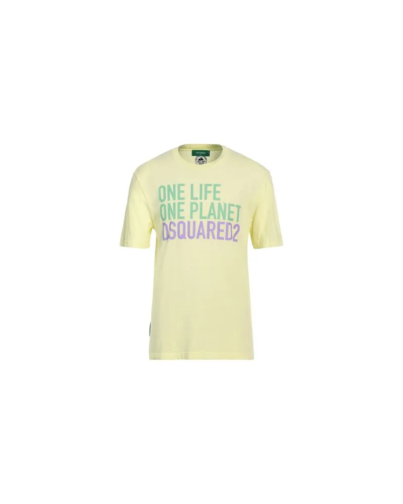 Dsquared2 TOPS - T-shirtsauf YOOX.COM Pastellgelb