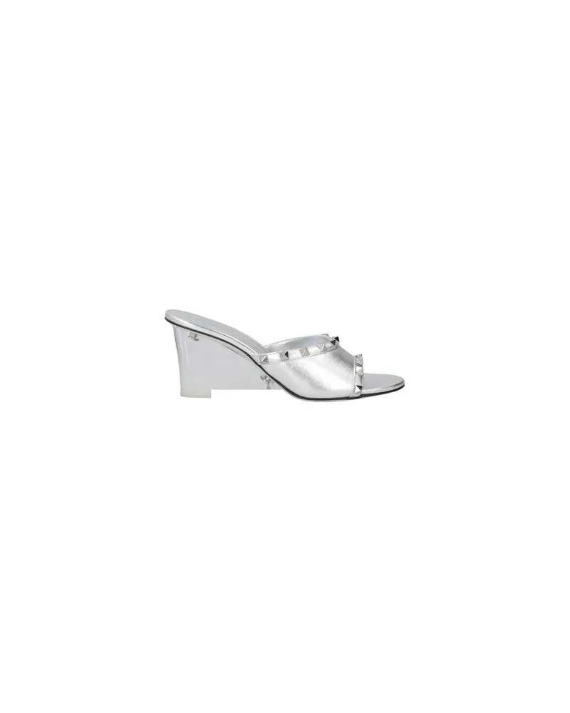 Valentino Garavani SCHUHE - Sandalenauf YOOX.COM Silber