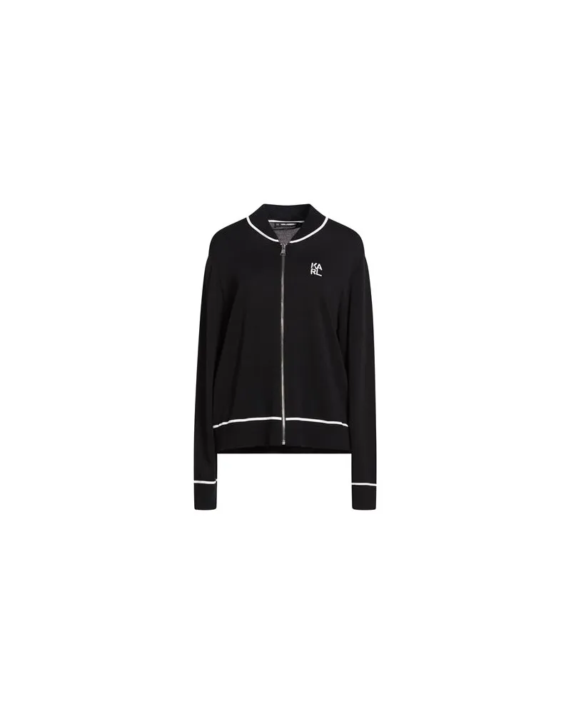 Karl Lagerfeld STRICKWAREN - Strickjackenauf YOOX.COM Schwarz