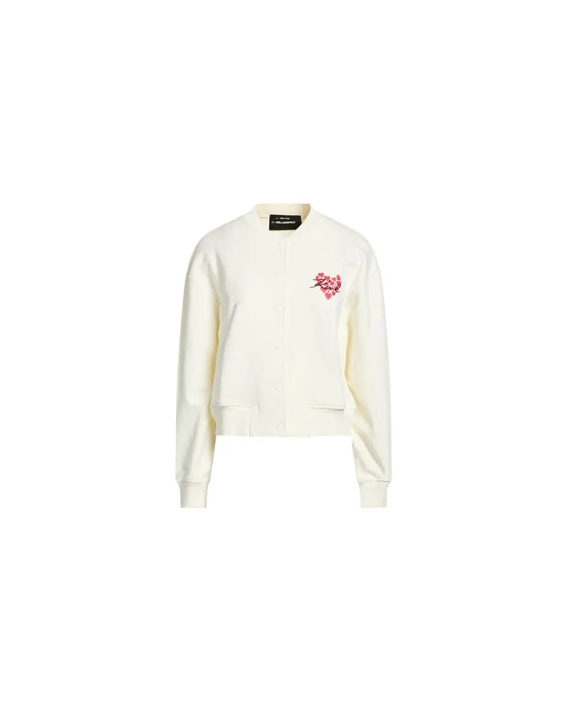 Karl Lagerfeld TOPS - Sweatshirtsauf YOOX.COM Elfenbein