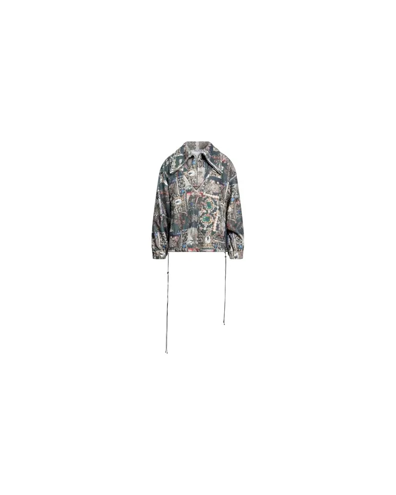 JORDANLUCA TOPS - Sweatshirtsauf YOOX.COM Militärgrün