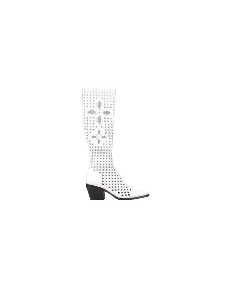 Chloé SCHUHE - Stiefelauf YOOX.COM Elfenbein
